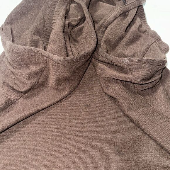 Eileen Fisher M Brown Criss Cross Back Spaghetti Strap Long Camisole Top - Picture 10 of 11